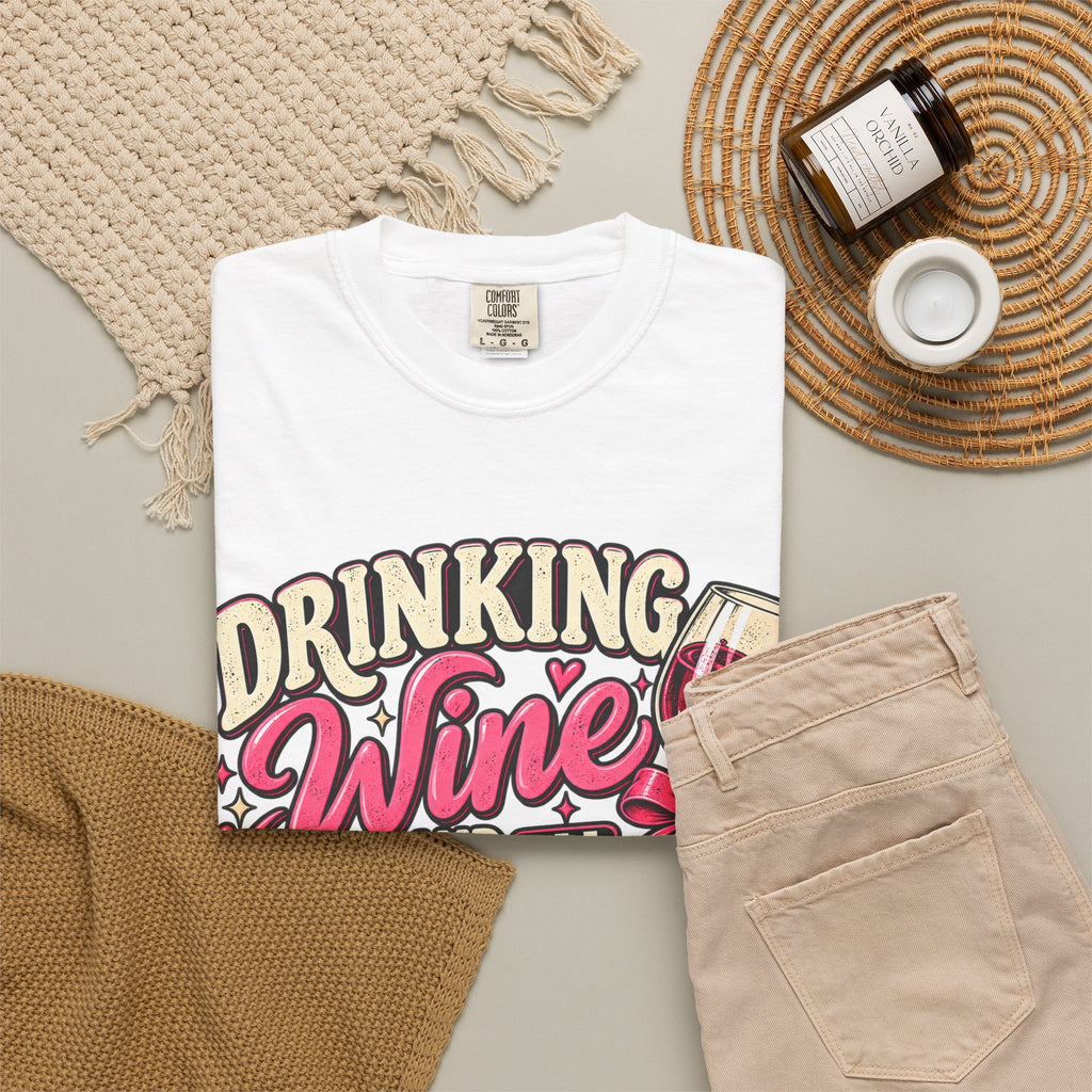 Drinking Wine T-Shirt