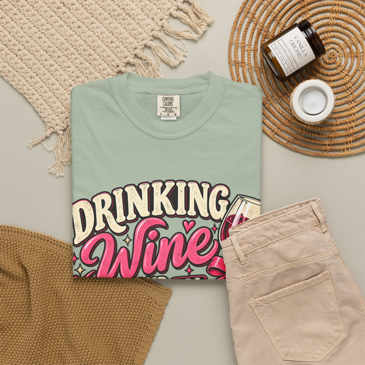 Drinking Wine T-Shirt