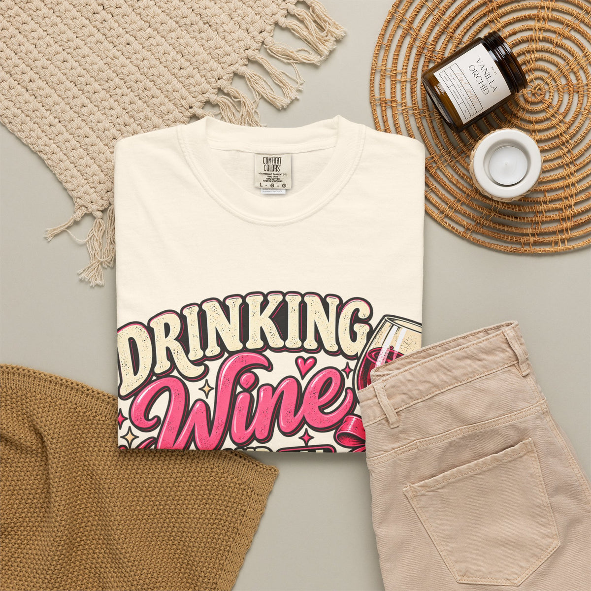 Drinking Wine T-Shirt