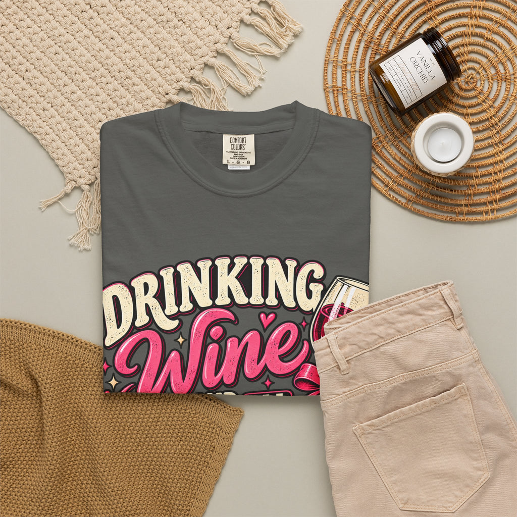 Drinking Wine T-Shirt