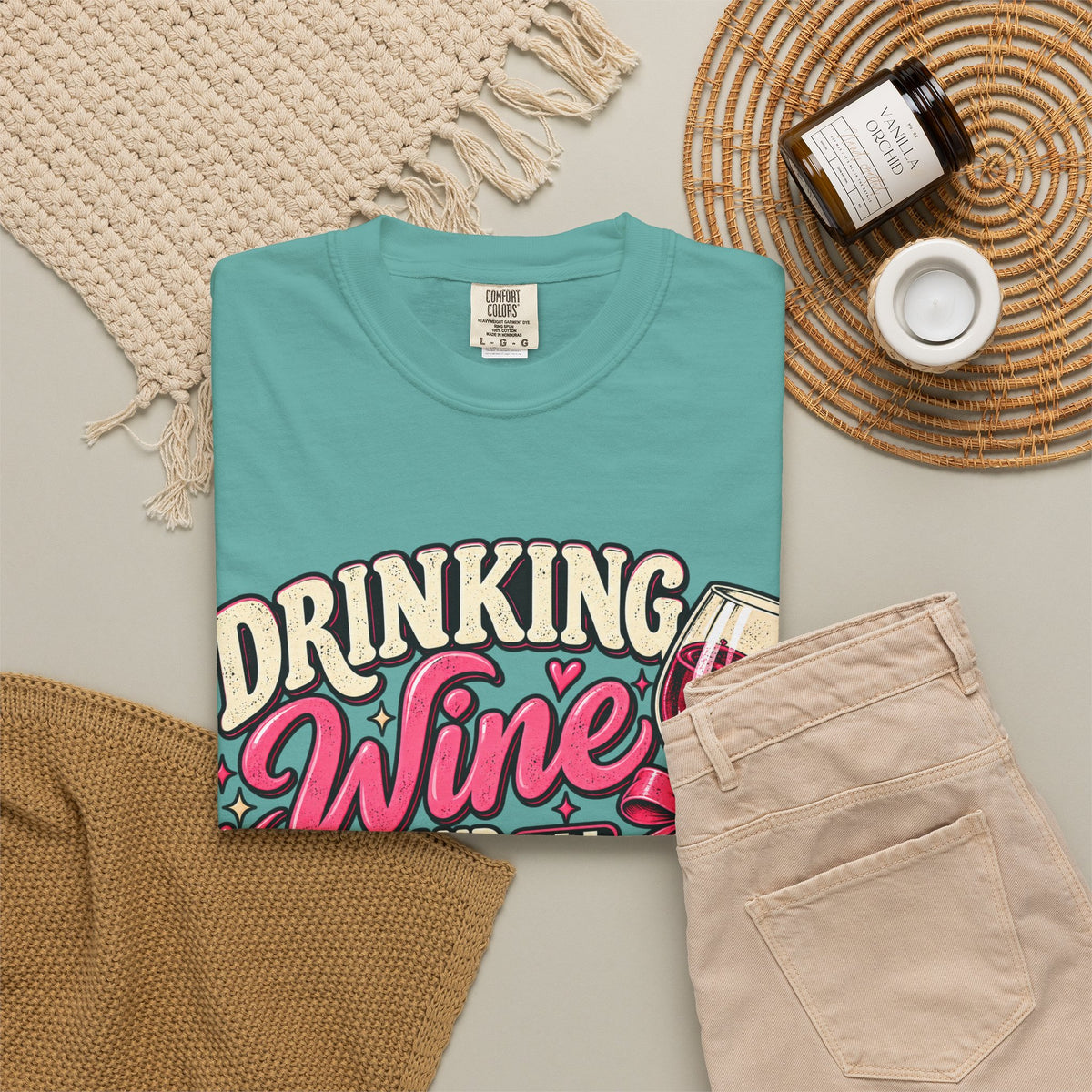 Drinking Wine T-Shirt