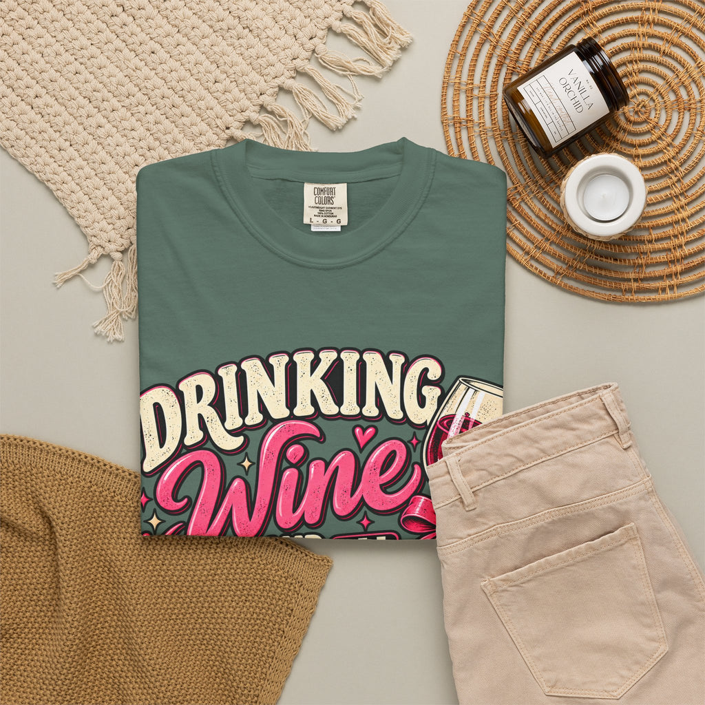 Drinking Wine T-Shirt