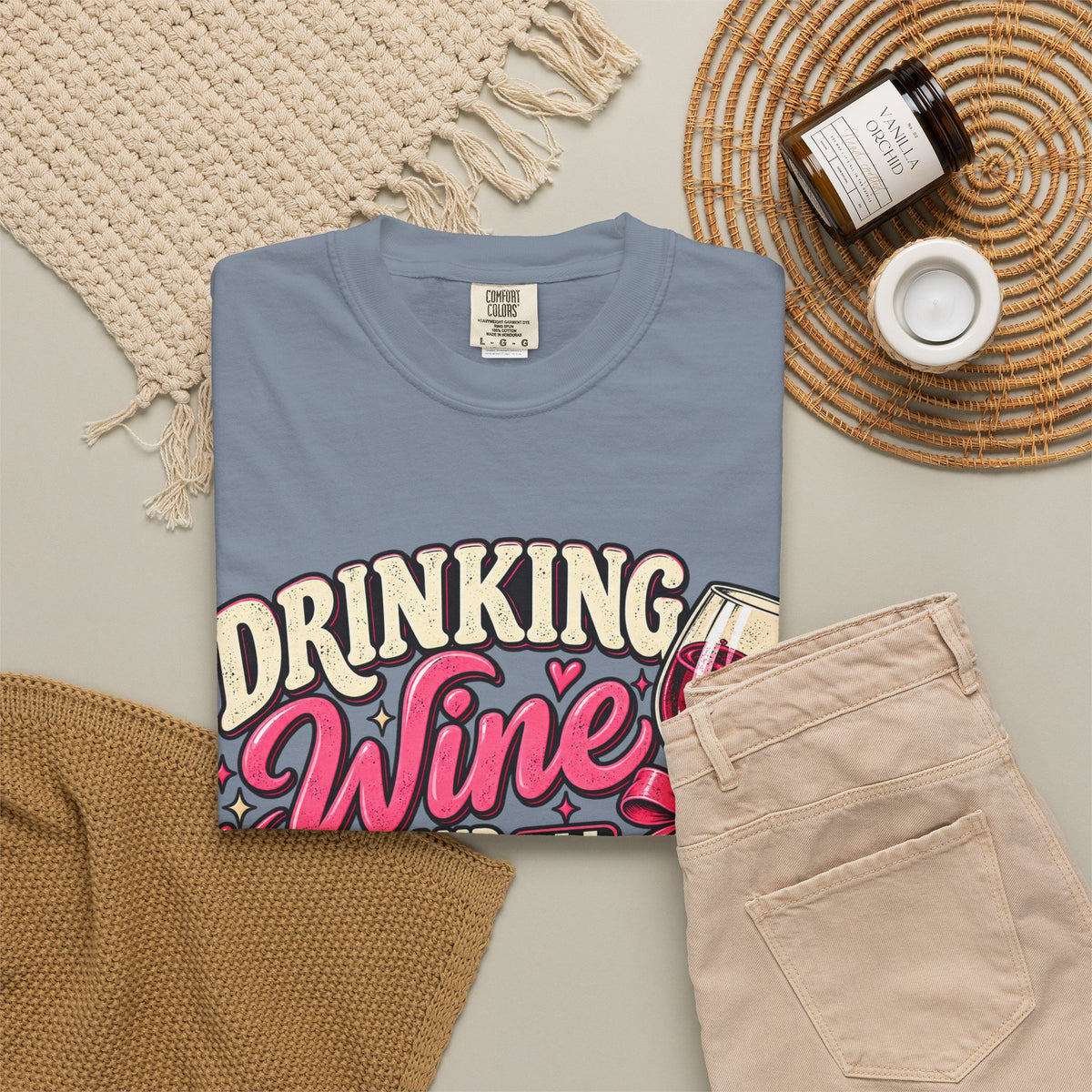 Drinking Wine T-Shirt