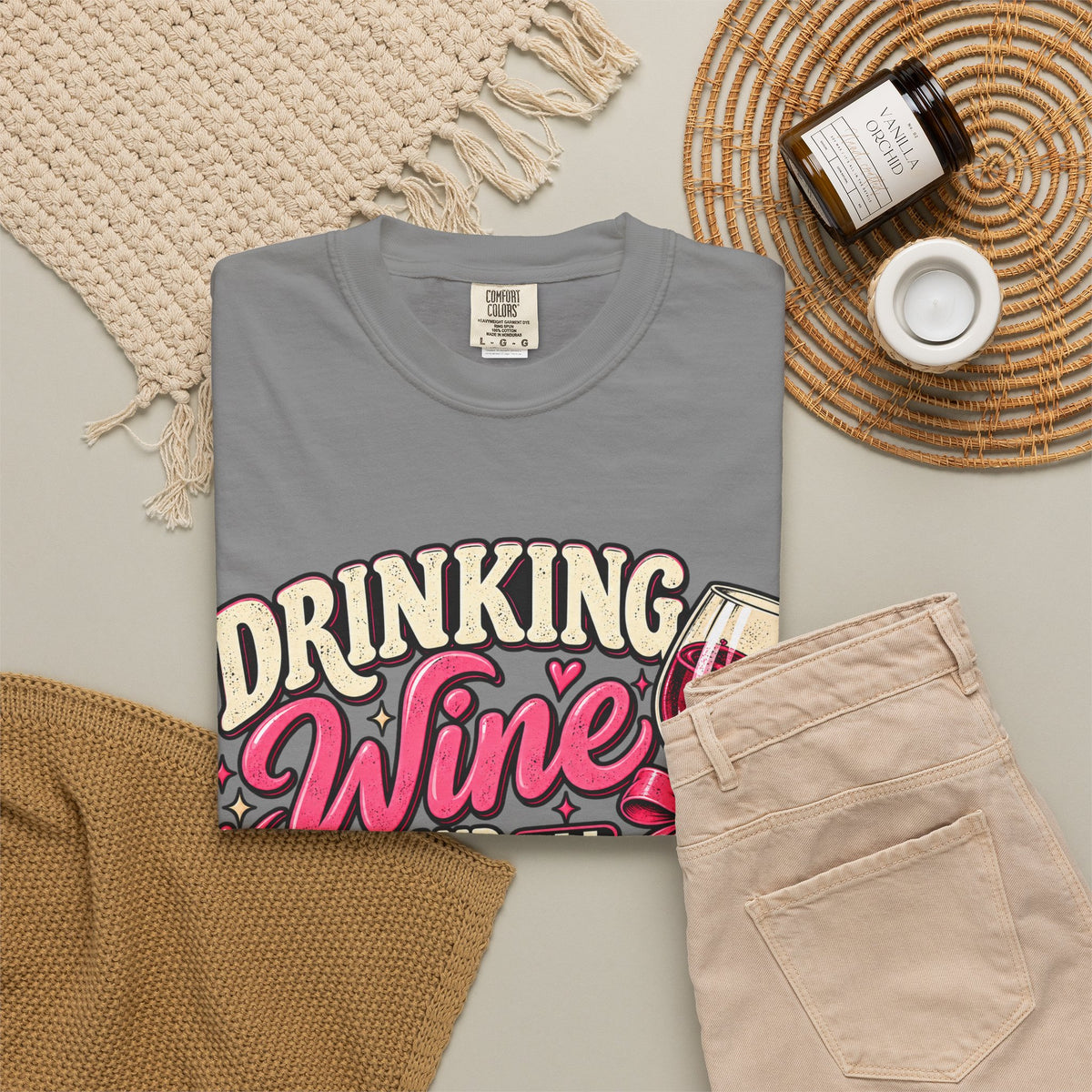 Drinking Wine T-Shirt